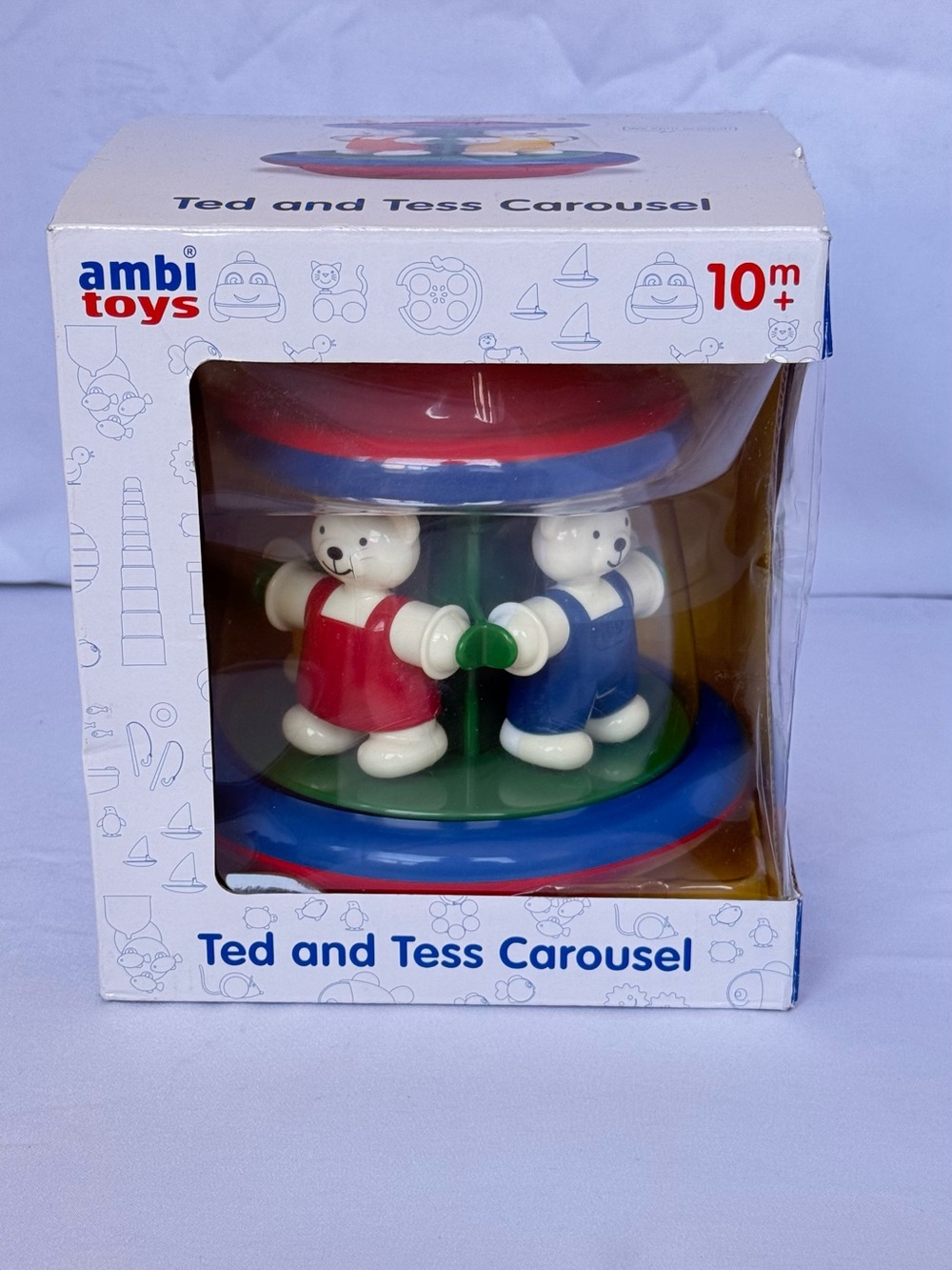 VTGTed and Tess Carousel - Red & Blue